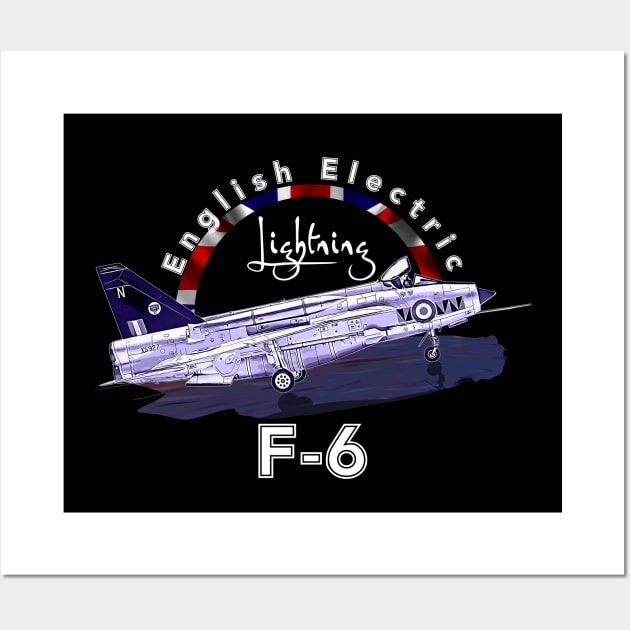 English Electric Lightning Wall Art by aeroloversclothing